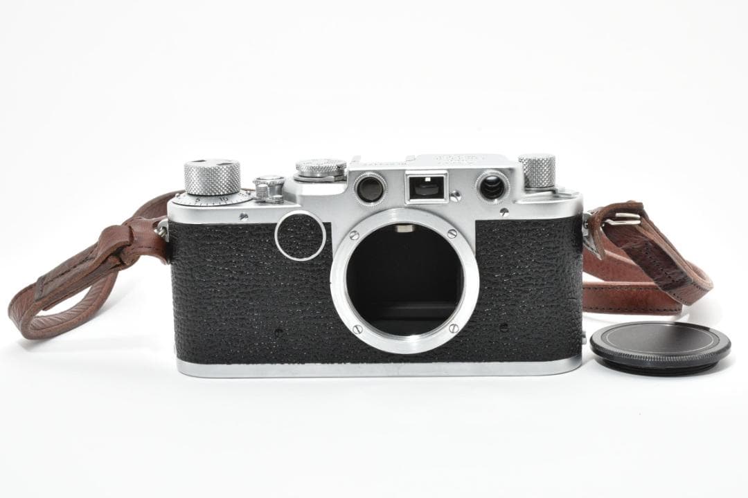 【美品/動作◎】Leica IIf バルナック ライカ A&A本革ストラップ付