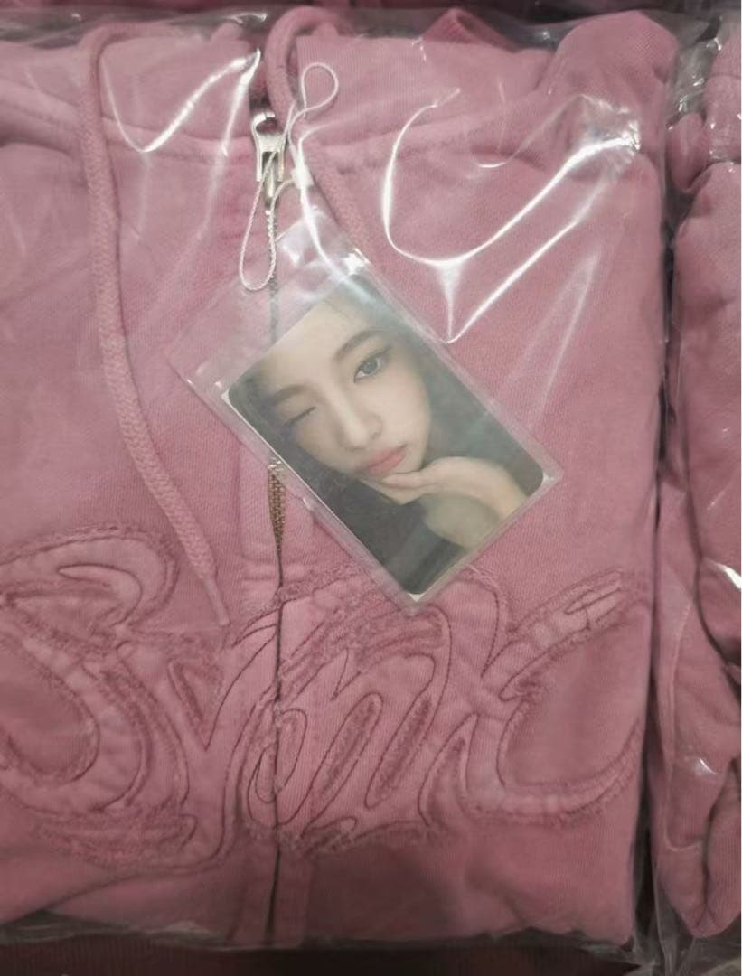 aespa ワルツ アンコール ピンク フーディー パーカー トレカ付き