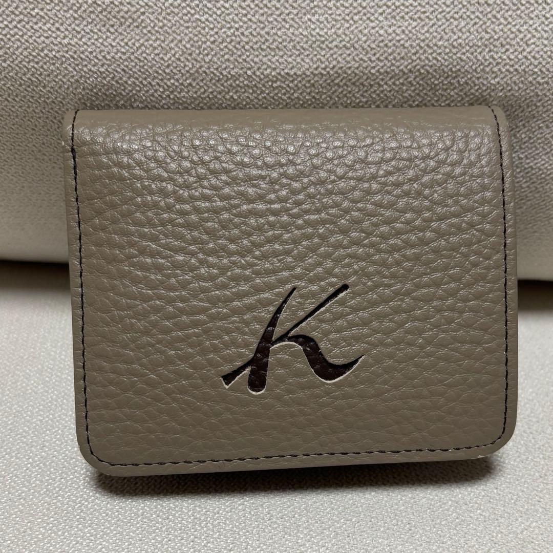 キタムラ　二つ折り財布　サンドベージュ