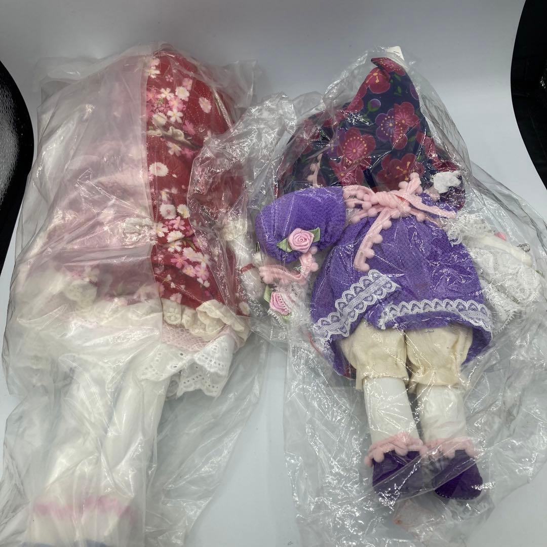 ⭐️新品未開封　昭和レトロ　文化人形　2人セット