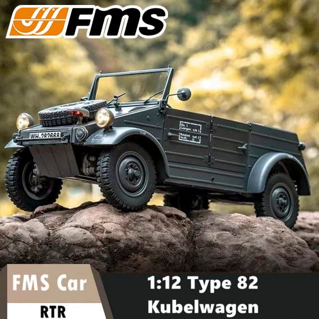 【新品・動作確認済】FMS 1/12 キューベルワーゲン Type82 RCカー