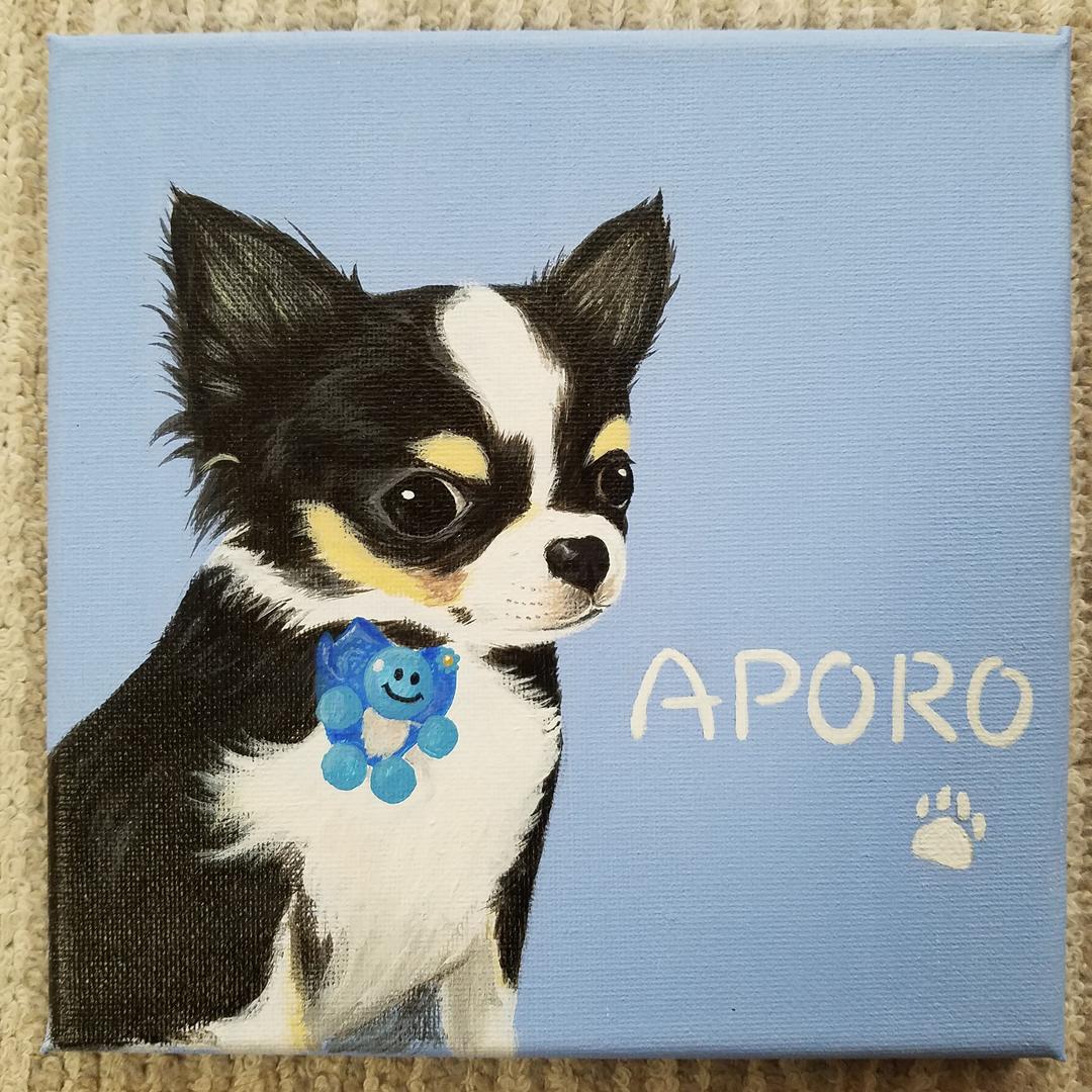 うちのこ肖像画　売り上げの一部を地元の犬猫保護団体に寄付させて頂きます