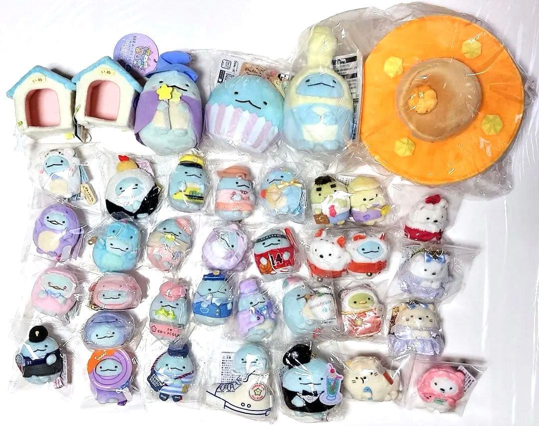 【すみっコぐらし】てのりぬいぐるみまとめ売り・とかげ多数【限定品・市販品etc】