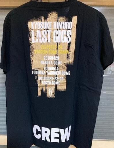 氷室京介 LG! BeatNixスタッフ限定! CREWTシャツ大阪B!