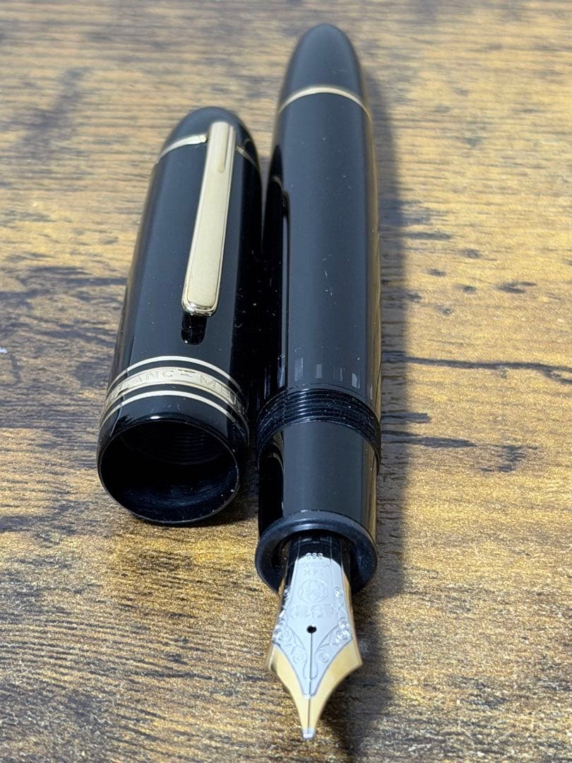 西ドイツ製　極太字　デュマ型ペン芯　14K 中白　モンブラン　万年筆