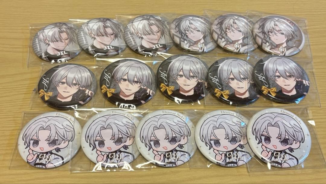 Element sicks JIL缶バッジ