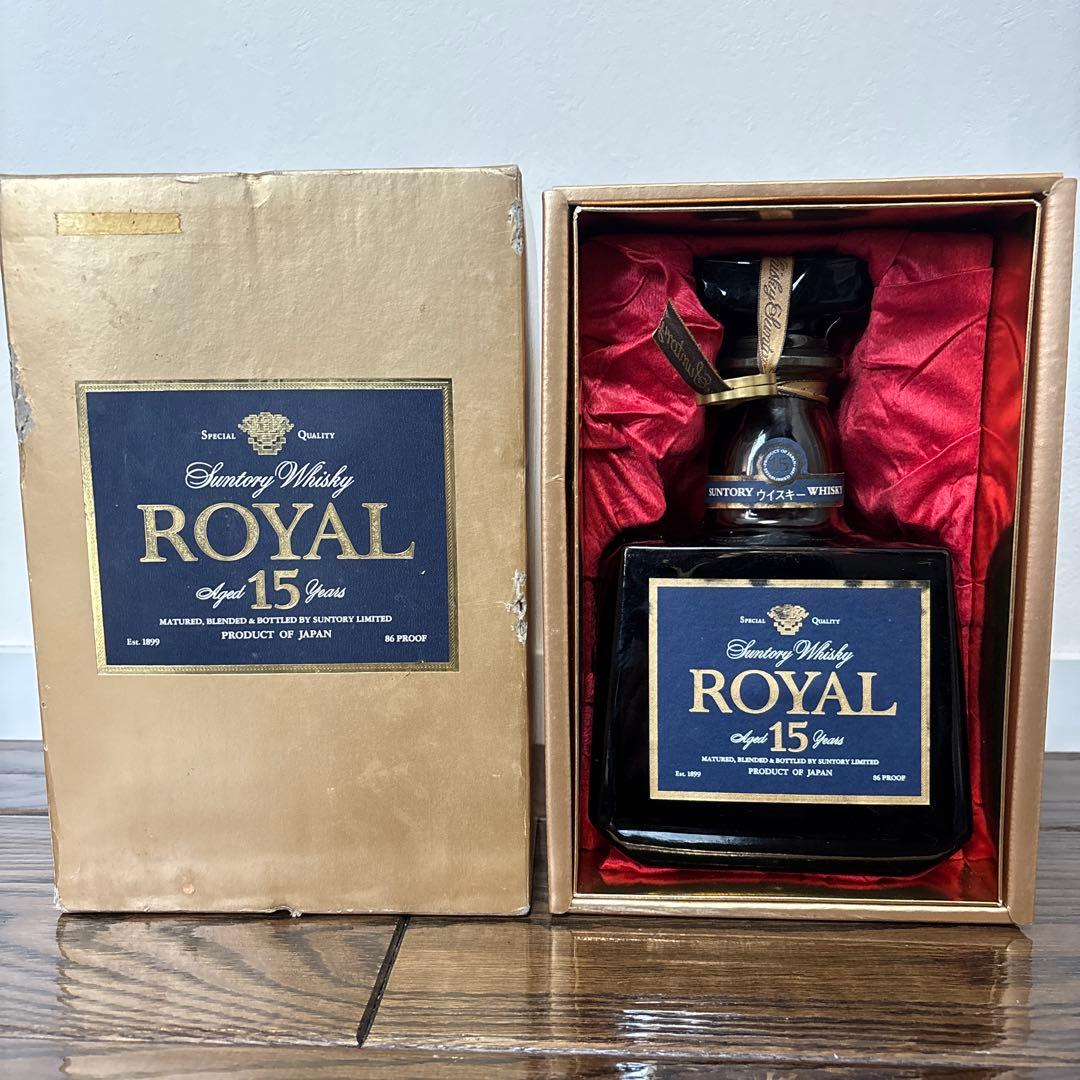 サントリー ウイスキー ローヤル 15年 青ラベル 750ml
