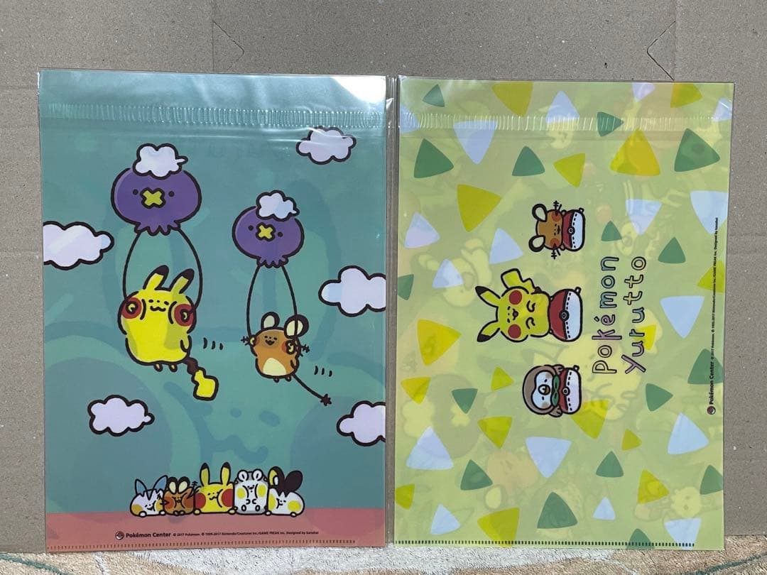 ポケモンセンター クリアファイル ポケモンユルット 6枚 カナヘイ