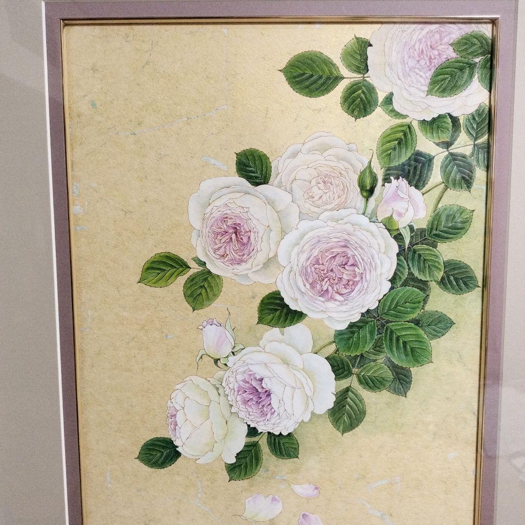 バラの水彩画　軽井沢レイクガーデン　内藤マリナ