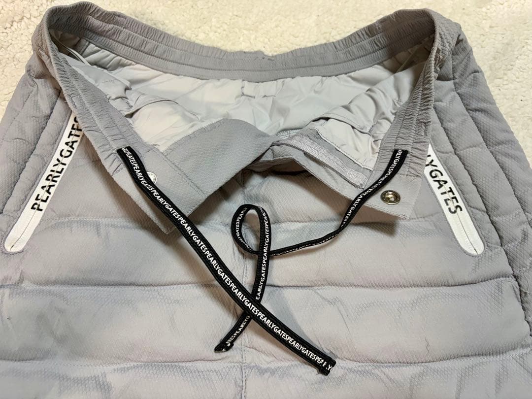 サイズ0 パーリーゲイツ 中綿 スカート グレー