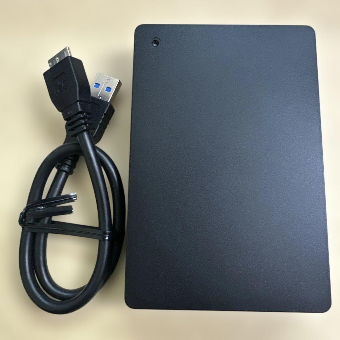 33.ほぼ未使用PS5テレビ録画windowsPCMac用ポータブルHDD4TB