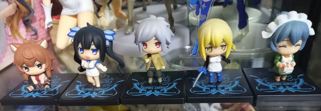 だんまち みんなのくじG賞デフォルメフィギュア 5体セット