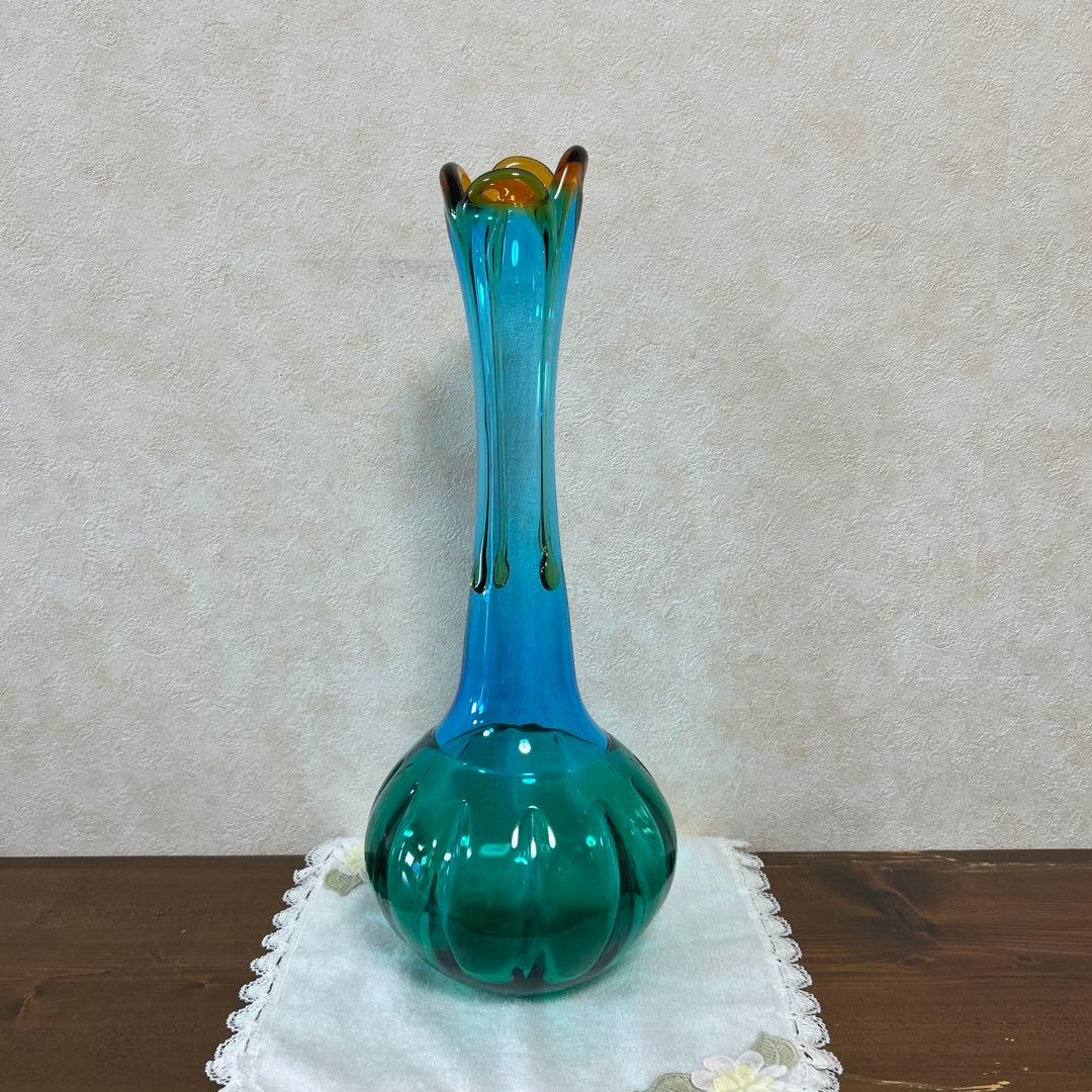 青緑グラデーション フラワーベース