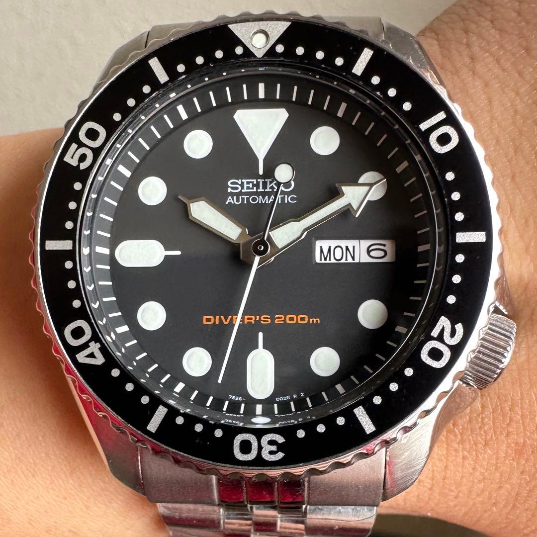 【精度良好・極美品】SEIKO SKX007 7S26-0020 ブラックボーイ