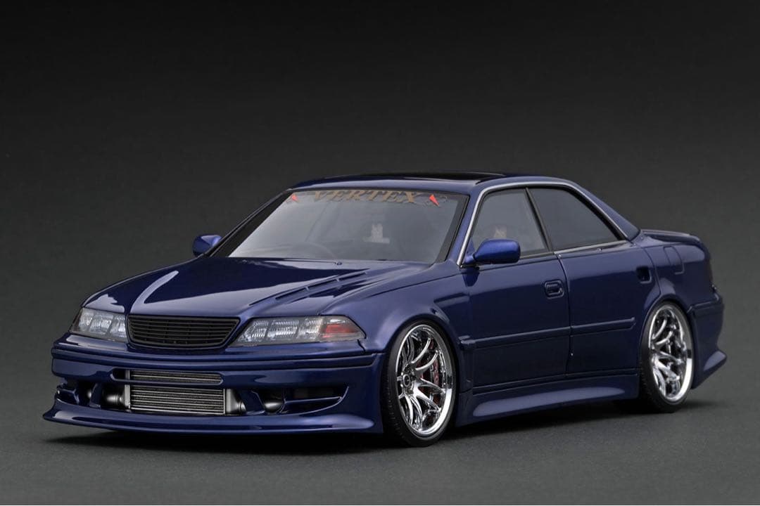 ミニカー IG3581 1/18 VERTEX JZX100 MARK-II Blue