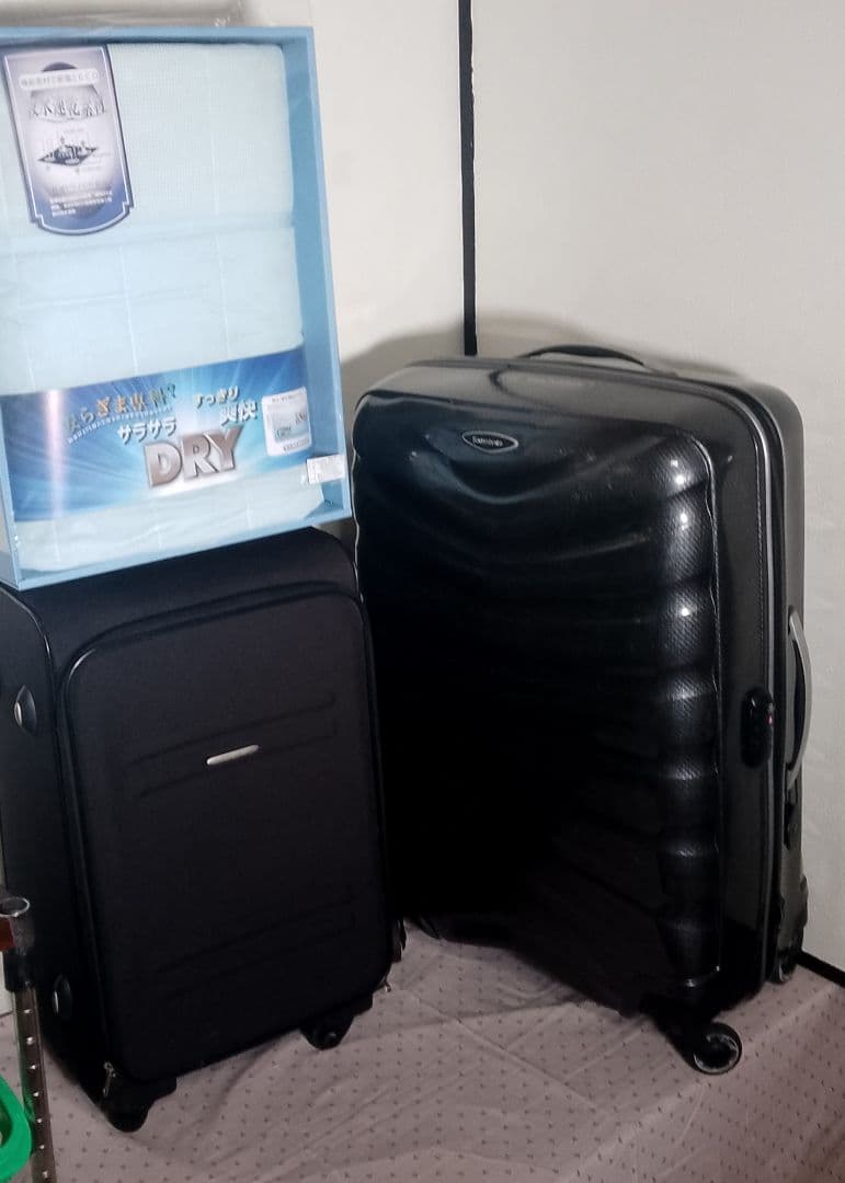 サムソナイトスピナー75/28。 エースキャリーバッグ　2点セット(他オマケ)