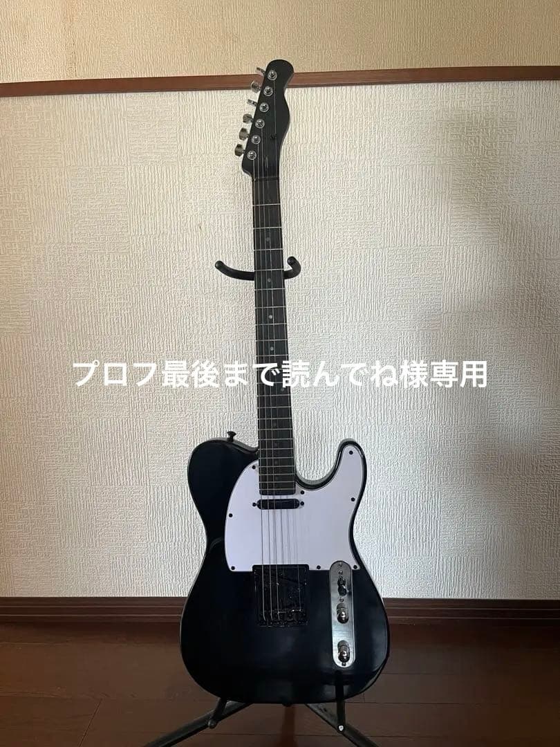 ブラック テレキャスタータイプ エレキギター