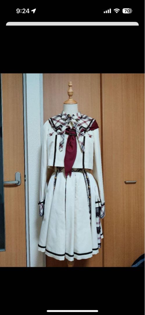 Bunny College Academy set + ブラウス アイボリー