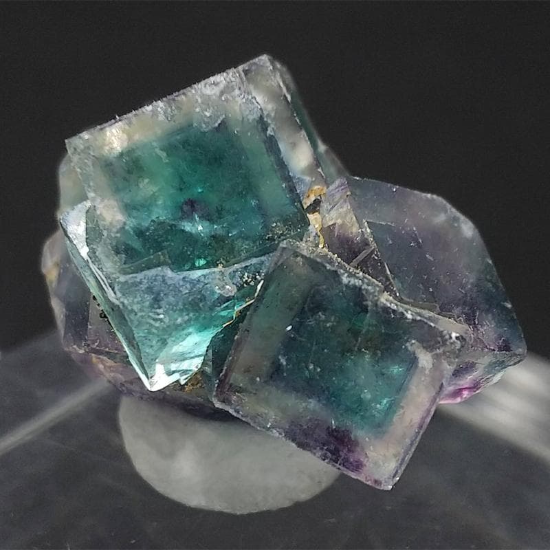 331 オコルス鉱山 フローライト クリア×ブルーグリーン 蛍石