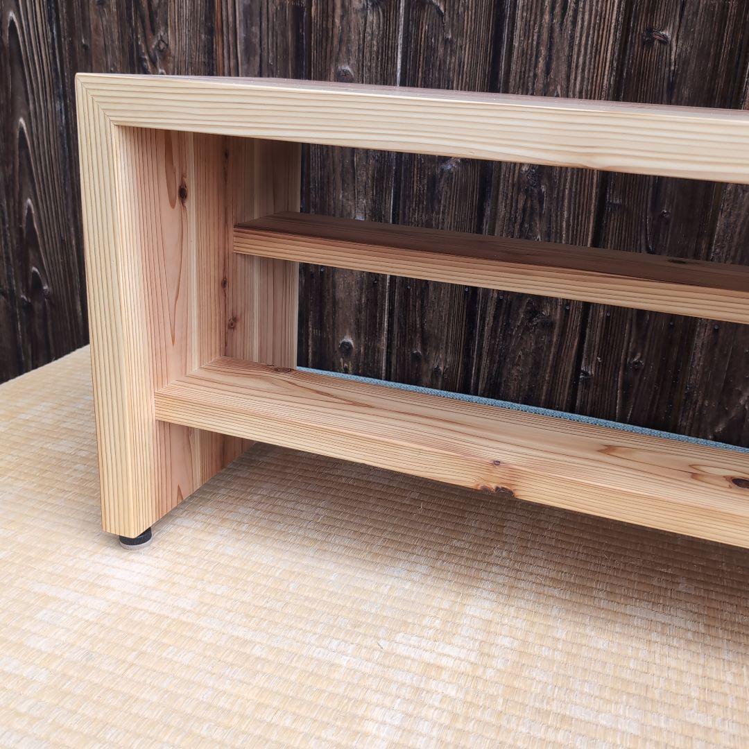 杉古材リメイク　分厚いラック　テーブル　ベンチ テレビ台　飾り台などに