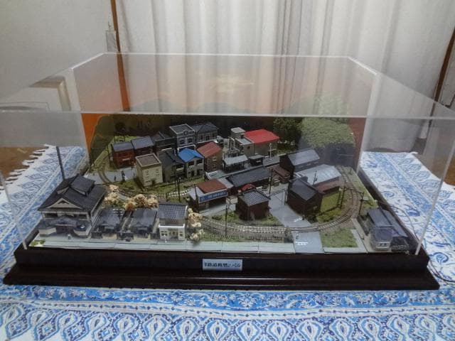 完成品 鉄道模型 ジオラマ 昭和「鉄道模型」をつくる ケース　パワーユニット付