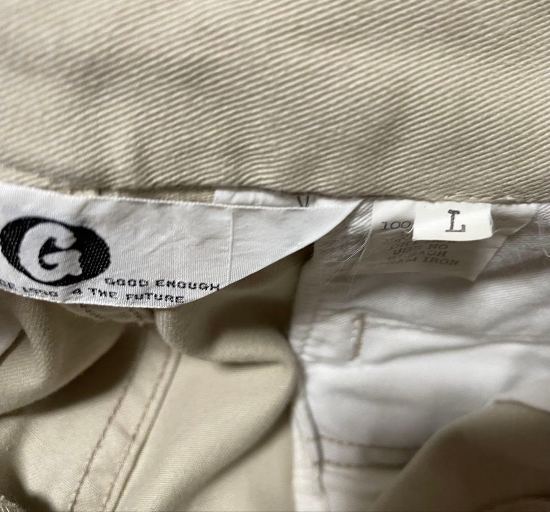希少　初期GOODENOUGH　初期グッドイナフ　チノパンツ　ベージュ　Ｌ