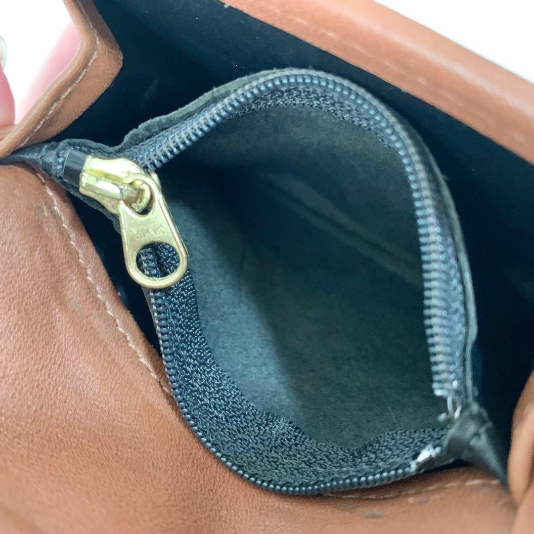 【オールドコーチ】COACH ケース　小銭入れ　ブラウン　キャメル　レア