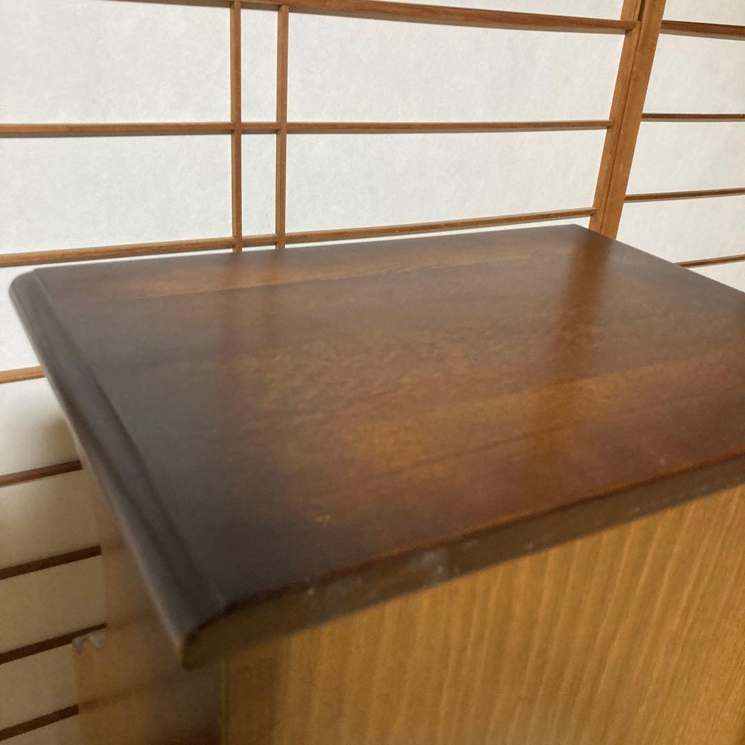 カリモク家具 コロニアル 電話台 引き出し4段 ブナ材 カントリー調 クラシック