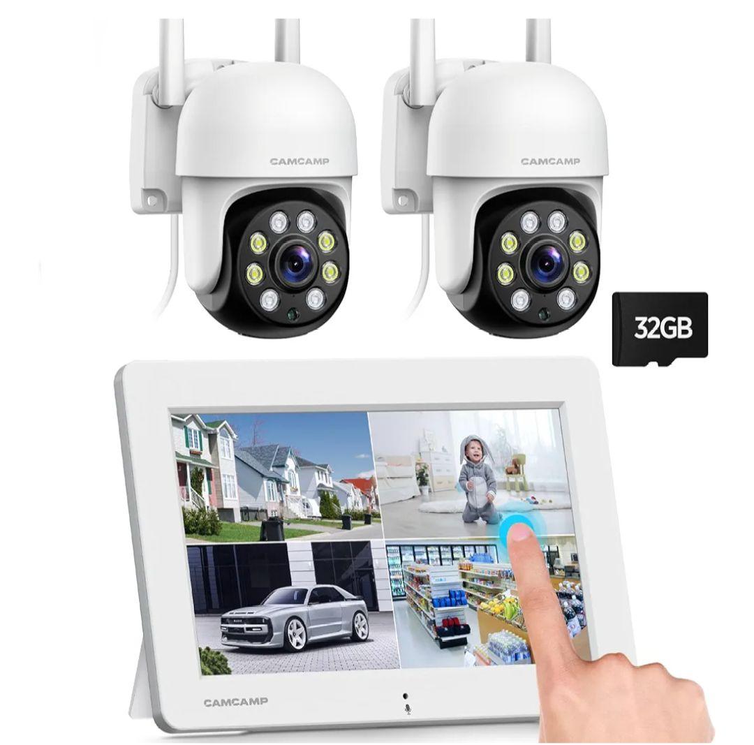 CAMCAMP 防犯カメラ 2台セット 32GB