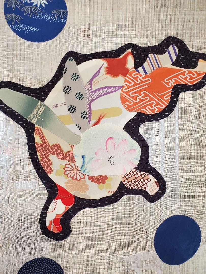 スイカ　波兎暖簾&瓢箪暖簾