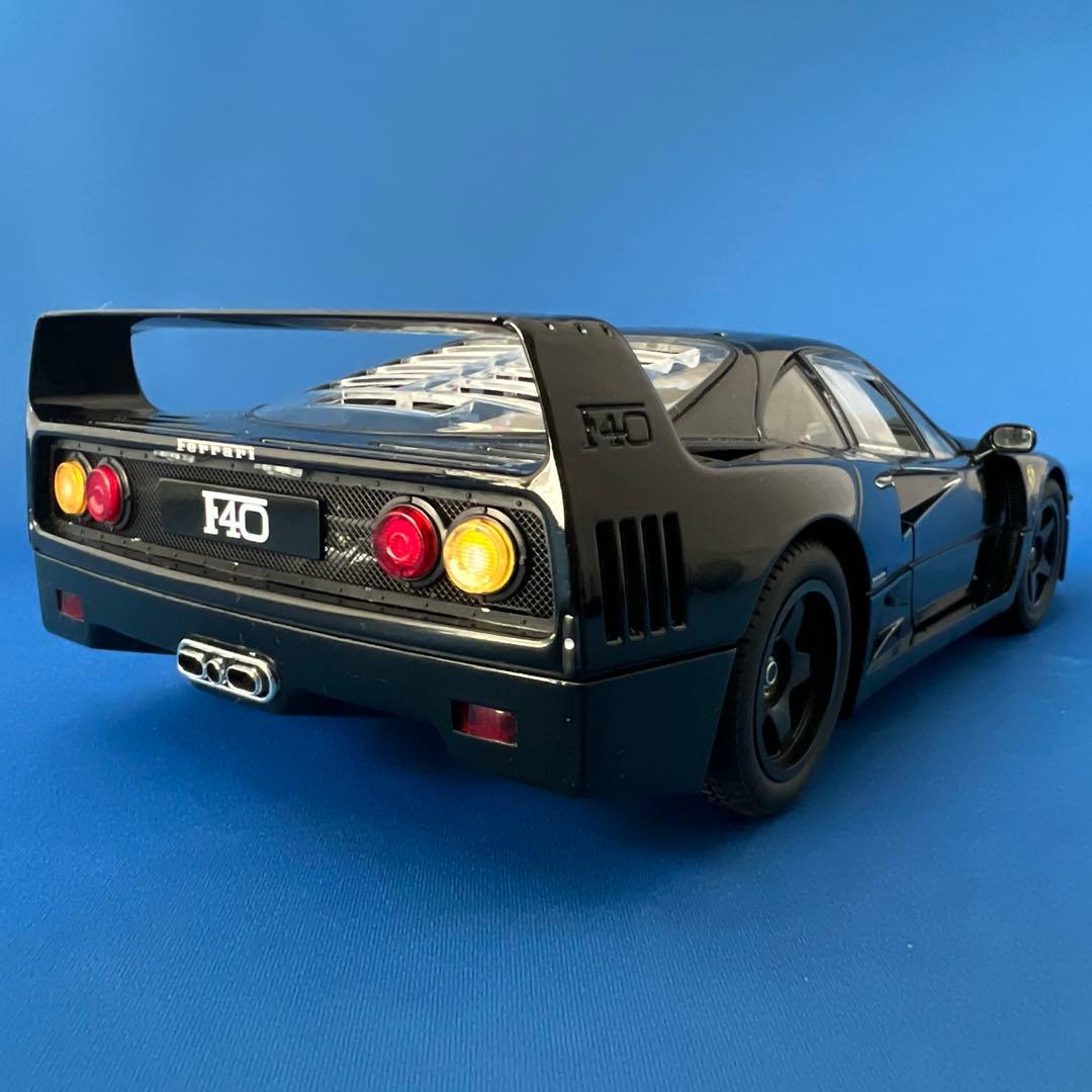 京商　1/18 フェラーリ F40 ライトウェイト( ブラック )