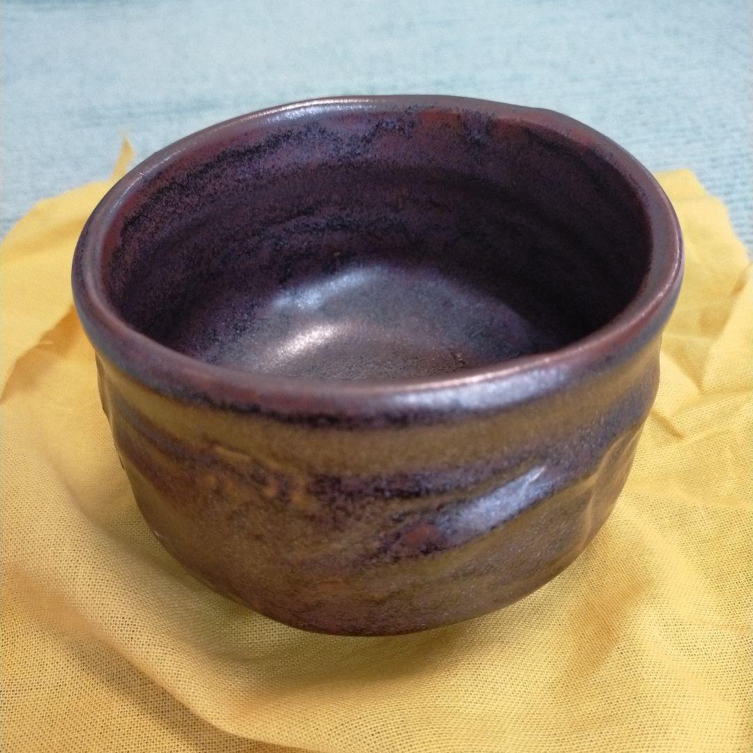 茶道具 瀬戸物 茶碗 加藤春鼎 作　直径12cm　高さ8cm