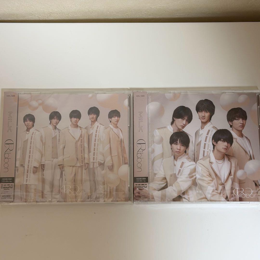 M!LK メジャーデビューシングル Ribbon 初回盤AB