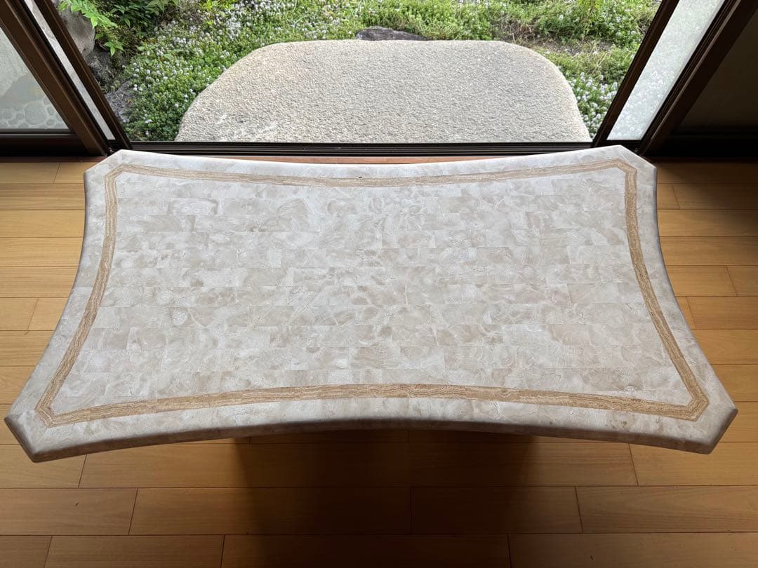 【専用】曲線デザイン 大理石テーブル