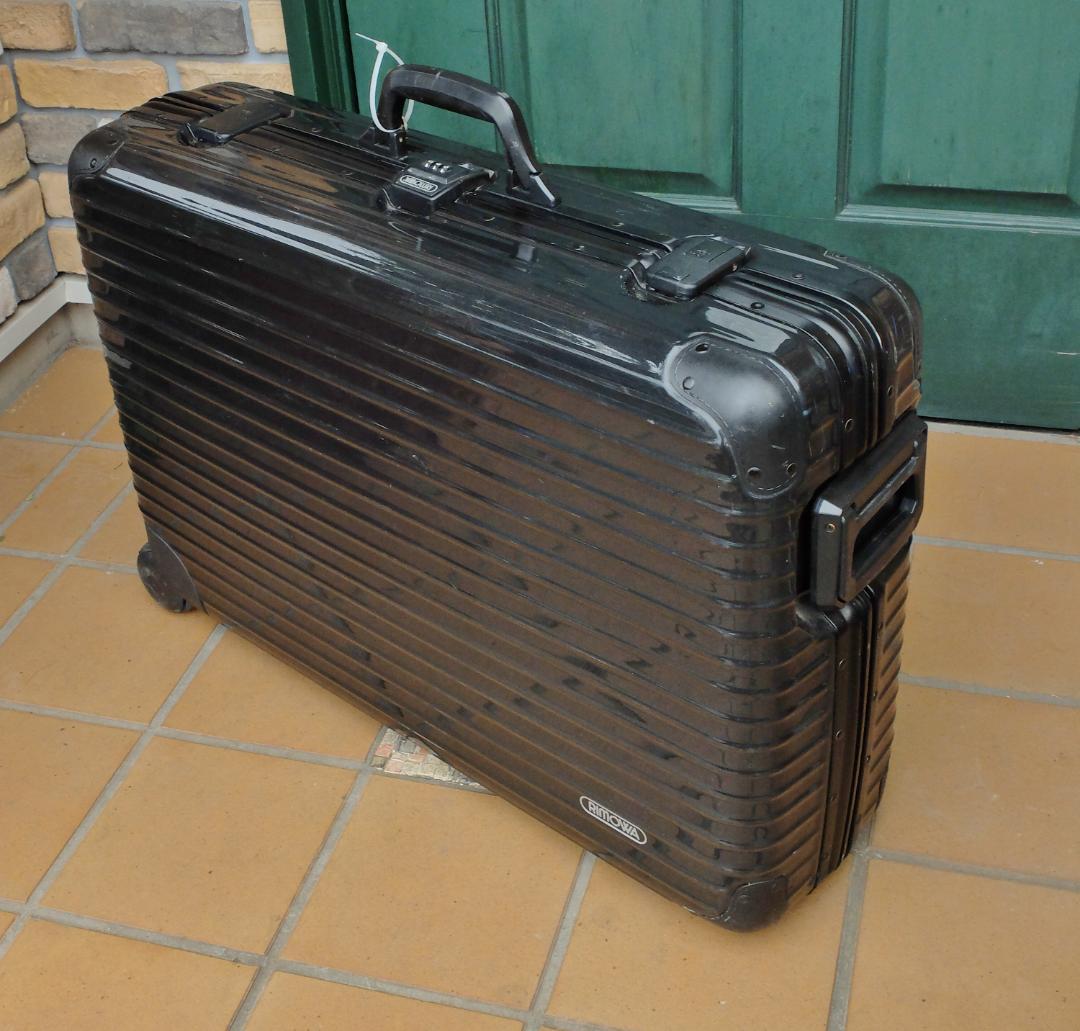 RIMOWAリモワ『サンバ・ノヴァ』プルタブ 2輪トロリー 66L 艶黒 レア