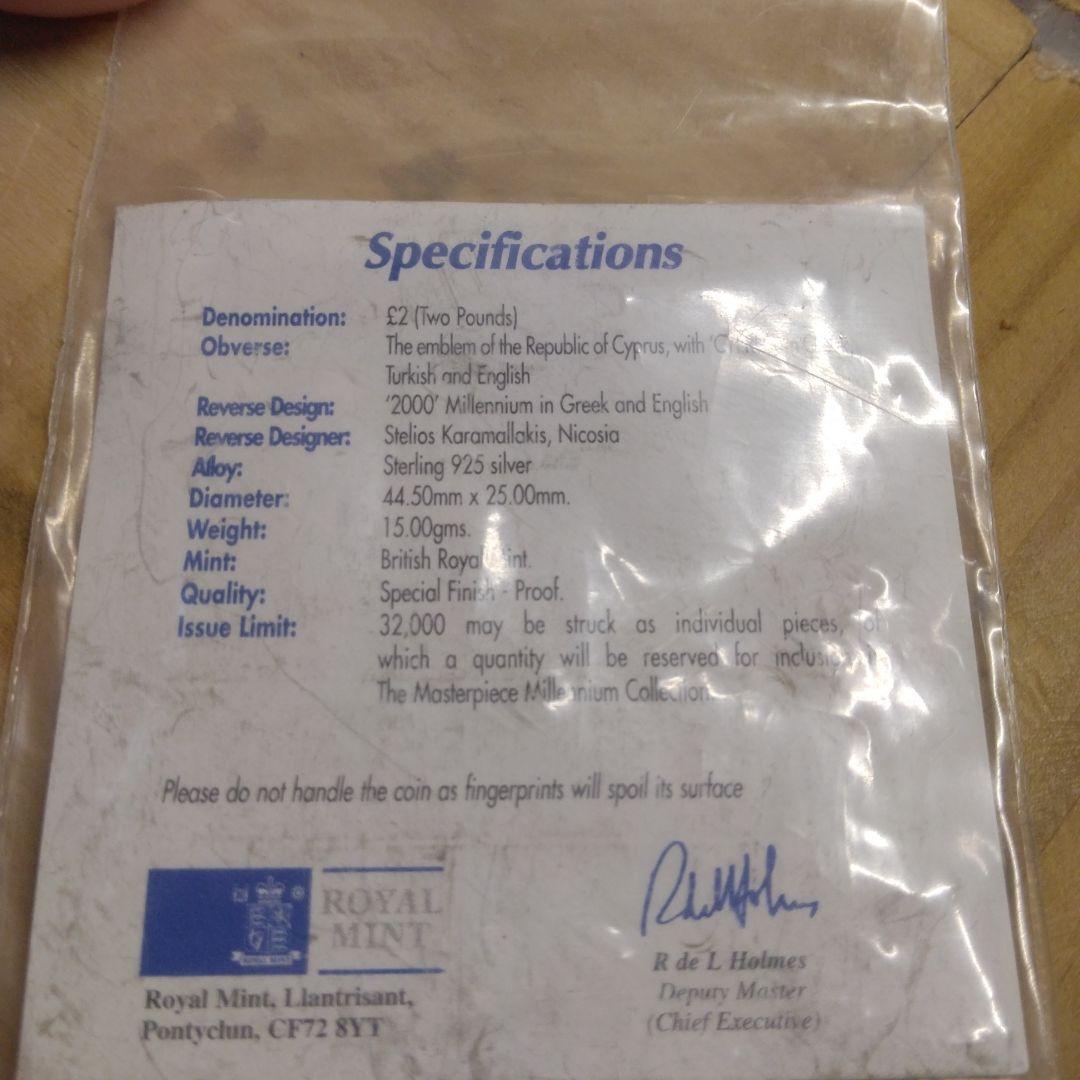 (Silver.925)キプロス異型銀貨