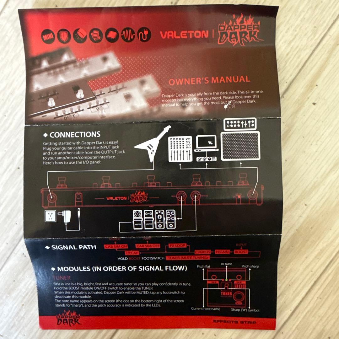 Valeton Dapper Dark マルチエフェクター