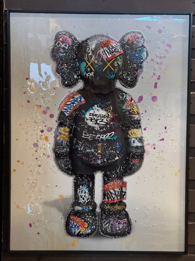 水晶画　クリスタルアート（ラインストーンアート）アートパネル