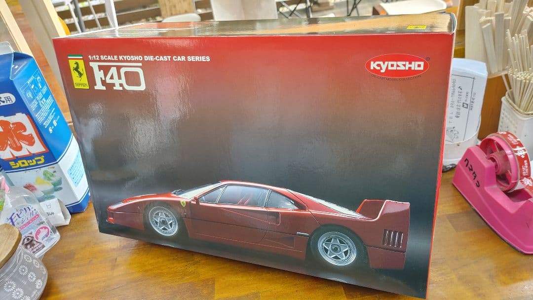 新品未開封精密モデル　京商 1/12 フェラーリ F40 Ferrari