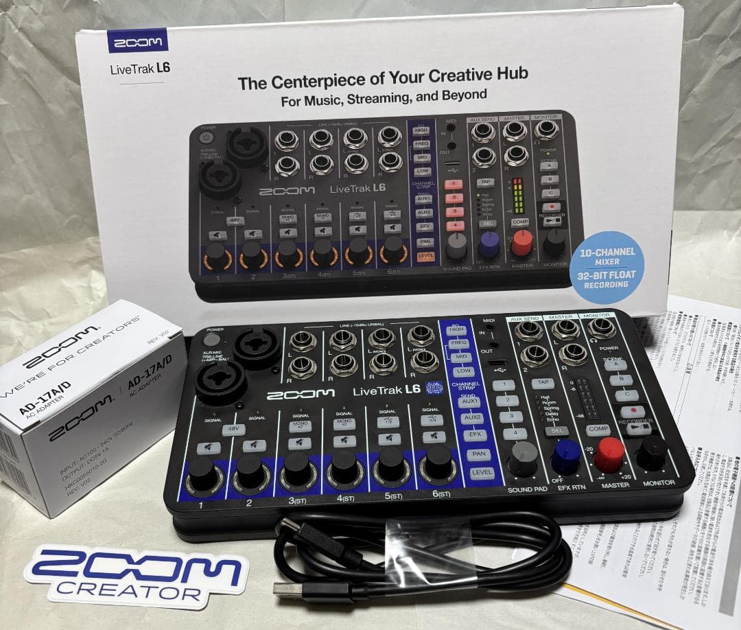 ZOOM LiveTrak L6 デジタルミキサー