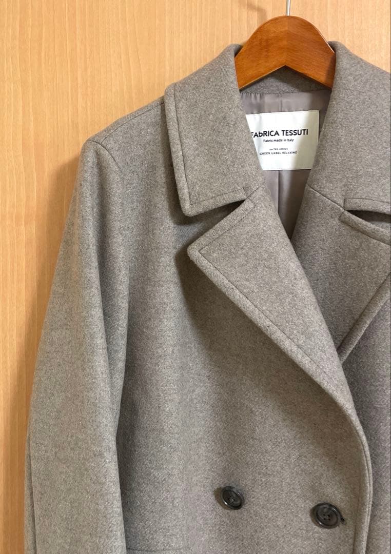 ☆極美品☆　グリーンレーベル　定価39,600円　ファブリカ チェスターコート