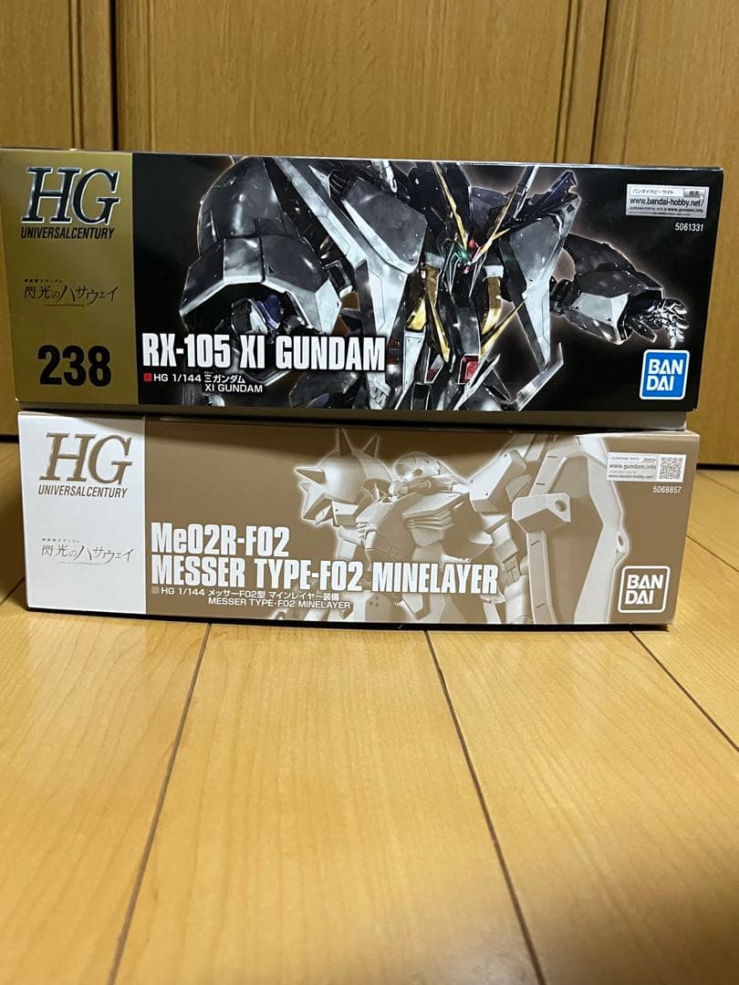 閃光のハサウェイ Ξガンダム　クスィーガンダム　メッサー　ガンプラ