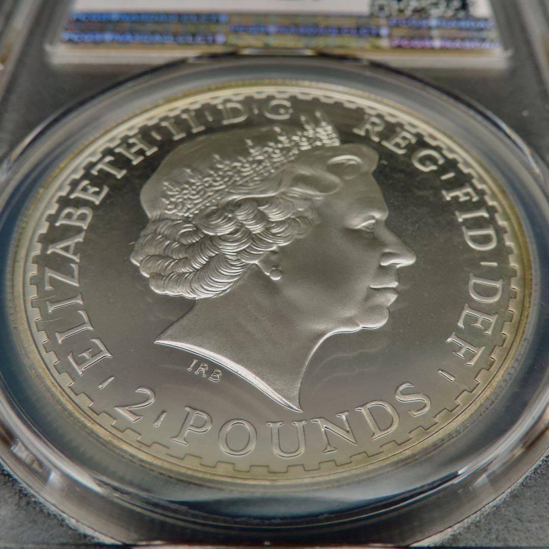 2008年 イギリス ブリタニア銀貨 PCGS PR69DCAM #94