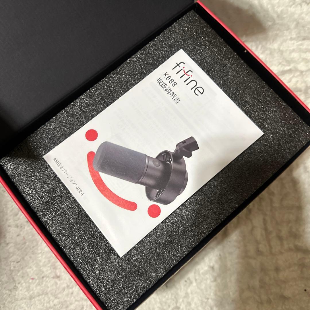 FIFINE ダイナミックポットキャストマイク  AmpliTank K688