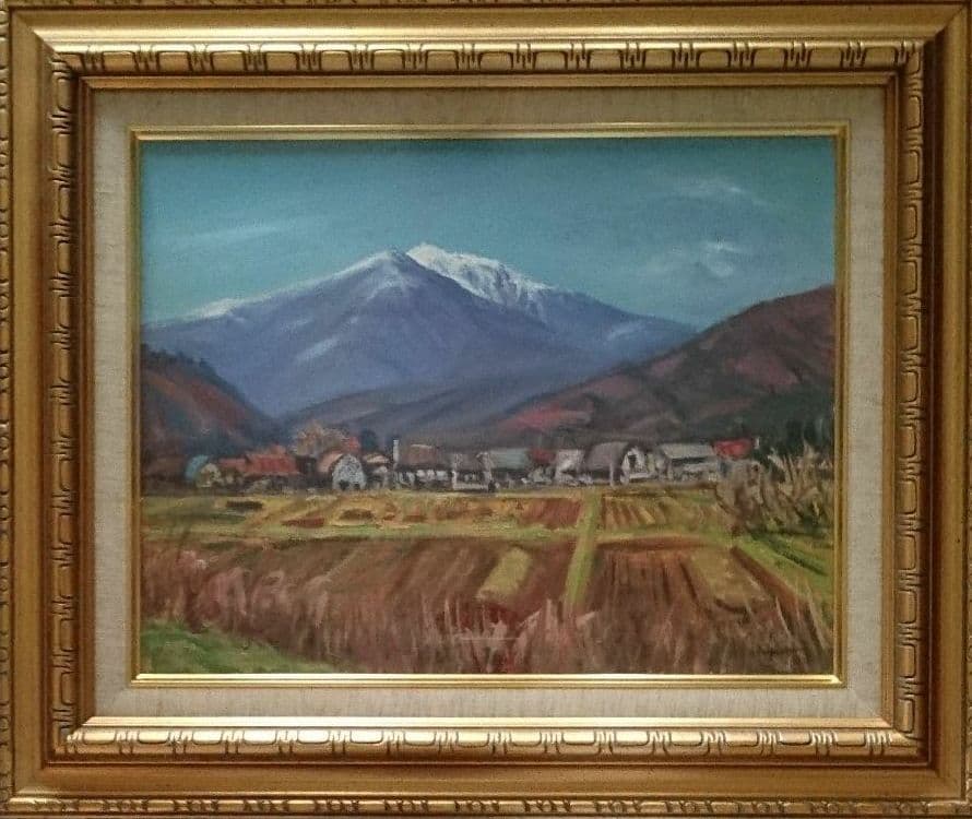 油絵 早池峰山F6