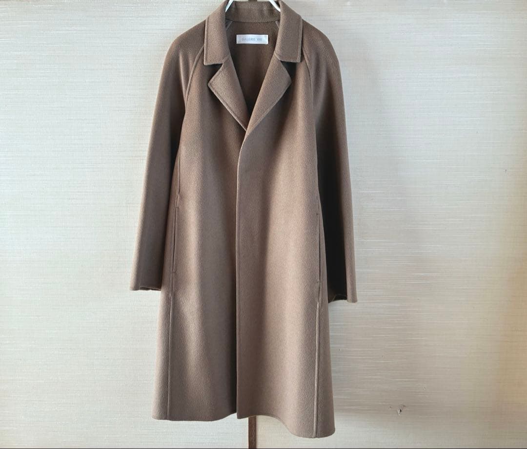 未使用　GALERIE VIEのウールダブルフェイスチェスターコート
