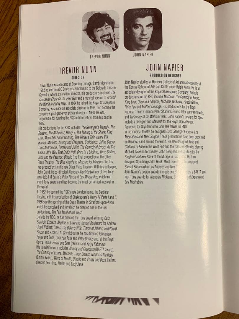 入手不可能！ミュージカル＂サンセット大通り＂世界初演プログラム