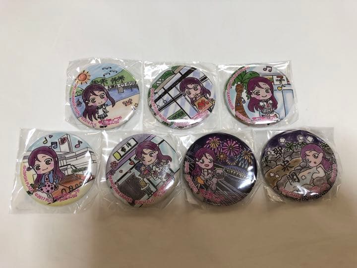 ラブライブ サンシャイン まちあるき 缶バッジ 桜内 梨子