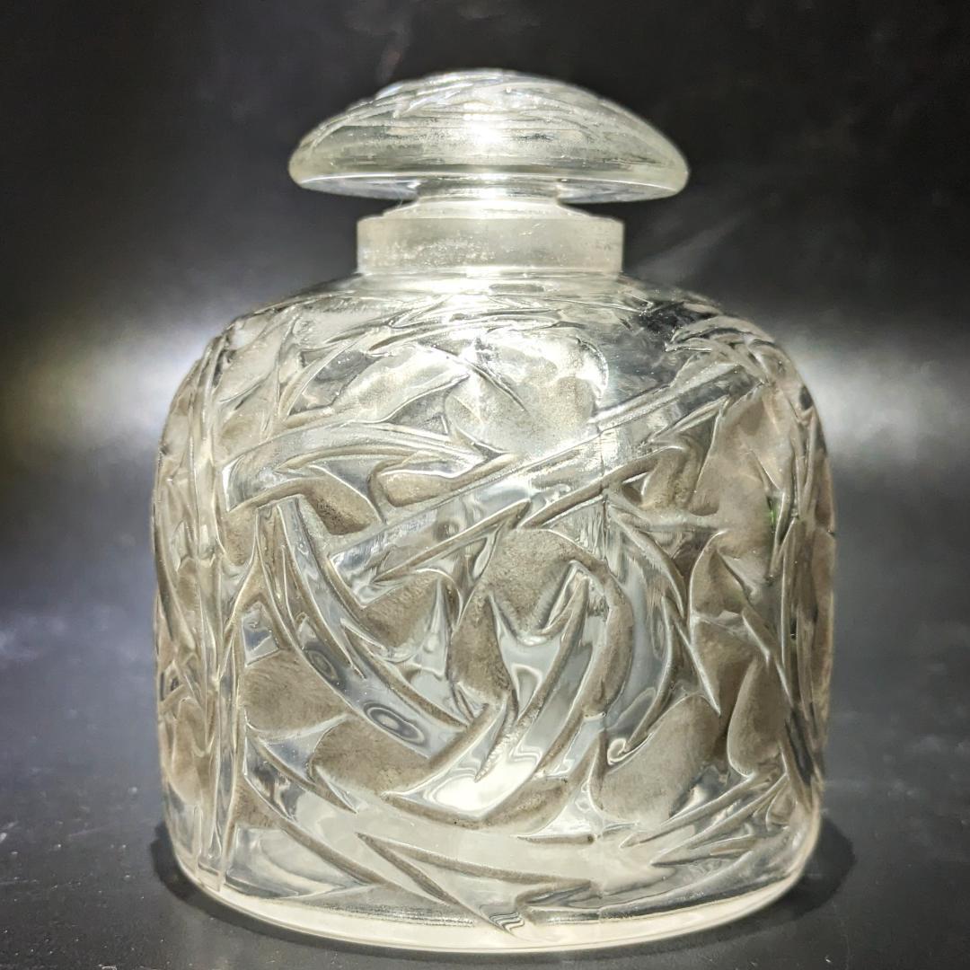 名品★ルネ・ラリック 香水瓶 エピヌ 茨 1920年 ダブルサイン グレーパチネ