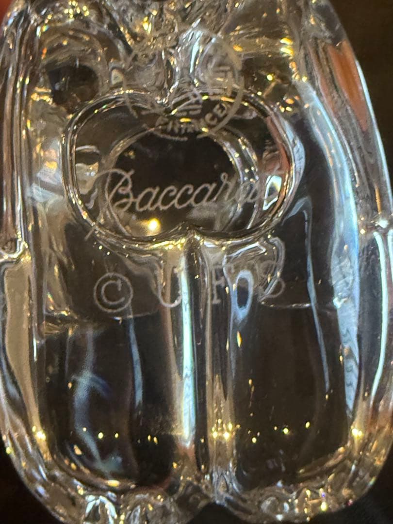 Baccarat バカラ スヌーピー オブジェ 置物　クリスタル